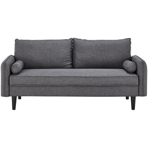 Sofa 3-sitzig  Quinn ¦ grau ¦ Maße (cm): B: 181 H: 83 T: 82