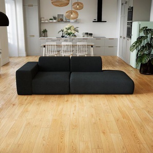 Sofa Anthrazit - Moderne Designer-Couch: Hochwertige Qualität, einzigartiges Design - 243 x 72 x 107 cm, Komplett anpassbar