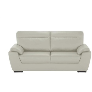 divanotti Sofa aus Leder Brandy II ¦ grau ¦ Maße (cm): B: 210 H: 95 T: 100.0