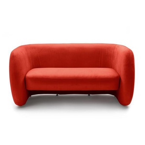 Sofa Balham rot, Designer Werner Aisslinger, 74.6x153.4x84.1 cm