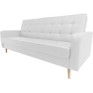 Sofa 3-Sitzer mit Schlaffunktion BAMIS graphit Soft 66