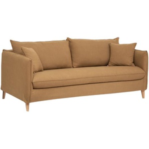 Sofa Bolero 3-Sitzer, Senfgelb