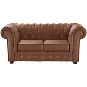 Sofa   Chester ¦ braun ¦ Maße (cm): B: 175 H: 77 T: 94