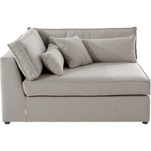 Sofa-Eckelement RAUM.ID Enid Polsterelemente Gr. Struktur (recyceltes Polyester), Eckelement links, beige Sofaelemente
