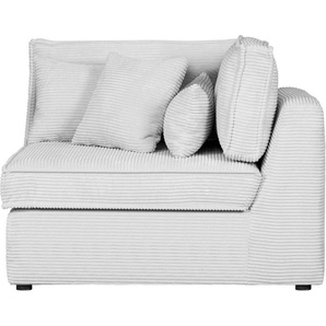 Sofa-Eckelement RAUM.ID Florid Polsterelemente Gr. Cord, Eckelement rechts, beige (creme) Sofaelemente Teil eines Modulsofas, fester Sitzkomfort, auch in Cord
