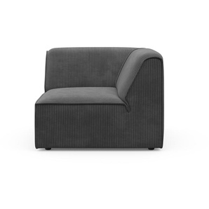 Sofa-Eckelement RAUM.ID Merid Polsterelemente Gr. Cord, Ausführung, grau Sofaelemente als Modul oder separat verwendbar, für individuelle Zusammenstellung