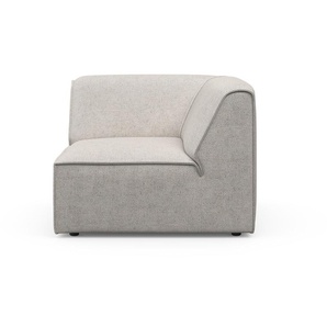 Sofa-Eckelement RAUM.ID Merid Polsterelemente Gr. Struktur, Ausführung, beige (creme) Sofaelemente als Modul oder separat verwendbar, für individuelle Zusammenstellung