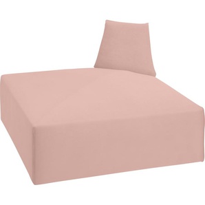 Sofa-Eckelement TOM TAILOR HOME ELEMENTS Polsterelemente Gr. Samtstoff TSV, rosa (rose tsv 27) Sofa-Element Sofaelemente Außenecke zur Verbindung der