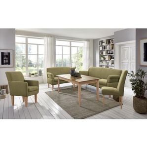 Sofa Gramont 2-Sitzer Grün Flachgewebe Eteri 152 x 97 x 78cm Modern