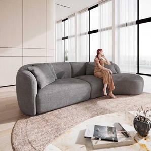 Sofa Mairi 330x160 cm Mikrofaser Grau, Big Sofas