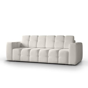 Sofa mit Schlaffunktion BONA 3-Sitzer hellbraun Raven 28