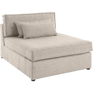 Sofa-Mittelelement RAUM.ID Enid Polsterelemente Gr. Struktur, beige Sofaelemente Teil eines Modulsofas, fester Sitzkomfort, auch in Breitcord