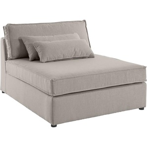 Sofa-Mittelelement RAUM.ID Enid Polsterelemente Gr. Struktur (recyceltes Polyester), beige Sofaelemente