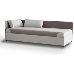 Sofa NELSON rechts braun+beige