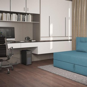 Sofa Polsterliege Kindersofa MARGOT in Stoff Opera Velvet Blau