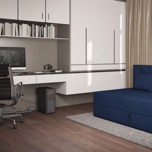 Sofa Polsterliege Kindersofa MARGOT in Stoff Opera Velvet Dunkelblau