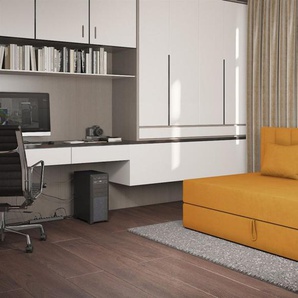 Sofa Polsterliege Kindersofa MARGOT in Stoff Opera Velvet Gelb