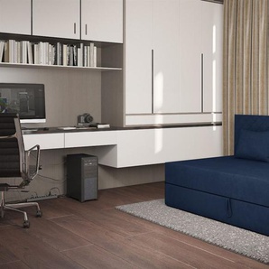 Sofa Polsterliege Kindersofa SIENA in Stoff Opera Velvet Dunkelblau
