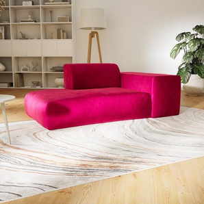 Sofa Samt Magentapink - Moderne Designer-Couch: Hochwertige Qualität, einzigartiges Design - 182 x 72 x 107 cm, Komplett anpassbar