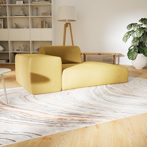 Sofa Senfgelb - Moderne Designer-Couch: Hochwertige Qualität, einzigartiges Design - 182 x 72 x 107 cm, Komplett anpassbar