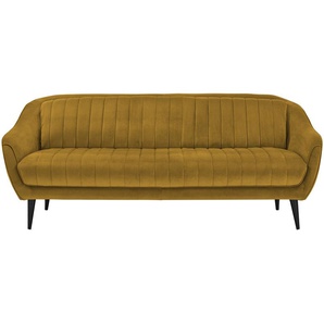 Sofa  Sophia ¦ gelb ¦ Maße (cm): B: 215 H: 83 T: 90