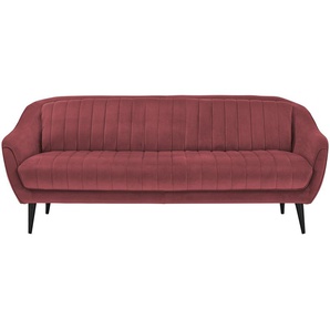 Sofa  Sophia ¦ rot ¦ Maße (cm): B: 215 H: 83 T: 90.0