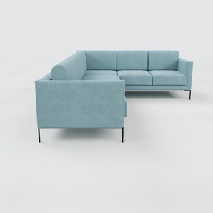 Sofa Taubenblau - Moderne Designer-Couch: Hochwertige Qualität, einzigartiges Design - 226 x 81 x 306 cm, Komplett anpassbar