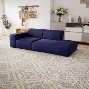 Sofa Tintenblau - Moderne Designer-Couch: Hochwertige Qualität, einzigartiges Design - 243 x 72 x 107 cm, Komplett anpassbar