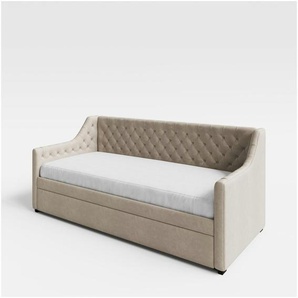 Schlafsofa  Hayle ¦ beige ¦ Maße (cm): B: 110 H: 96,5