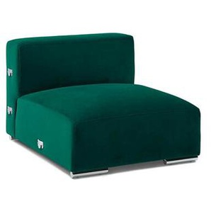 Sofaelement Dario tiefgrün, 66x84.5x100 cm