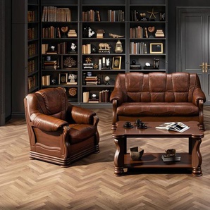 Sofagarnitur Aachen Leder