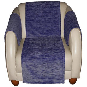 Sofaläufer WIRTH Miriam Teppiche Gr. B/L: 130 cm x 175 cm, 5 mm, 1 St., blau Sofaüberwürfe Teppiche 1 Stück