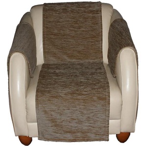 Sofaläufer WIRTH Miriam Teppiche Gr. B/L: 130 cm x 175 cm, 5 mm, 1 St., braun Sofaüberwürfe Teppiche 1 Stück