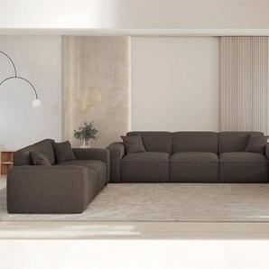 Sofaset Designersofa CELES PREMIUM 3-2-1 in Stoff Sven Braun