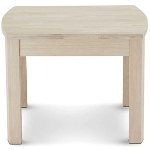 Sofatisch aus Eiche massiv weiß geölt modern
