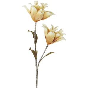 Soft Flower Kamelienzweig   ¦ gelb ¦ Kunststoff,Metall ¦ Maße (cm): H: 118