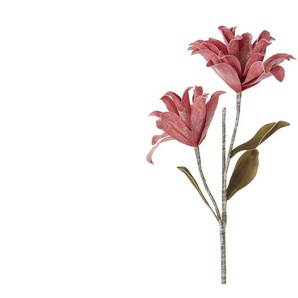 Soft Flower Kamelienzweig - rosa/pink - Kunststoff,Metall - 118 cm | Möbel Kraft