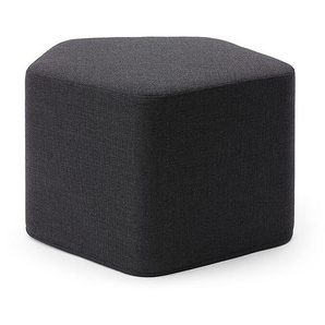 Softline Hocker Lake anthrazit grau, Designer busk+hertzog, 40x63x52 cm