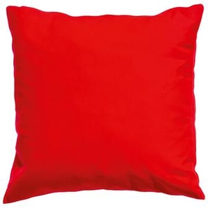 Softline Kissen Milan Filz rot, Designer Kurt Brandt, 40x40 cm