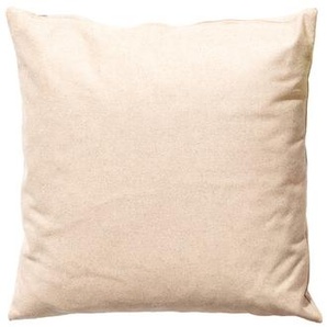 Softline Kissen Milan Filz sand gelb, Designer Kurt Brandt, 40x40 cm