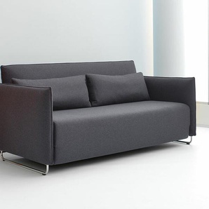 Softline Schlafsofa Cord Stoff grau, Designer busk+hertzog, 76x170x96 cm