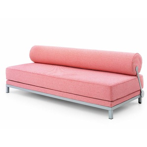 Softline Schlafsofa Sleep rot/weiß, Designer busk+hertzog, 73x204x90 cm