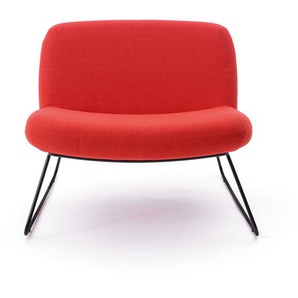 Softline Sessel Java Bezug paprikarot, Designer busk+hertzog, 67x80x78 cm
