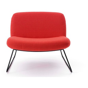 Softline Sessel Java rot, Designer busk+hertzog, 67x80x78 cm