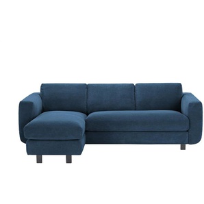 SOHO Ecksofa  Ariana ¦ türkis/petrol ¦ Maße (cm): B: 215 H: 75 T: 163.0