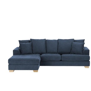 SOHO Ecksofa Franka ¦ blau ¦ Maße (cm): B: 268 H: 87 T: 161.0