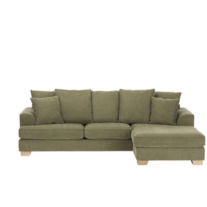 SOHO Ecksofa  Franka ¦ grün ¦ Maße (cm): B: 268 H: 87 T: 161.0