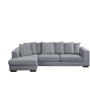SOHO Ecksofa hellgrau - Webstoff Paulina ¦ grau ¦ Maße (cm): B: 311 H: 80 T: 156.0