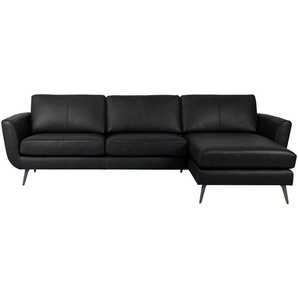 SOHO Ecksofa  Smile Day Leder ¦ schwarz ¦ Maße (cm): B: 274 H: 85 T: 156.0