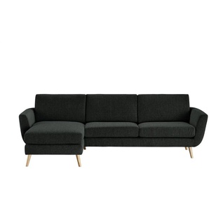 SOHO Ecksofa  Smilla  ¦ schwarz ¦ Maße (cm): B: 274 H: 85 T: 156.0